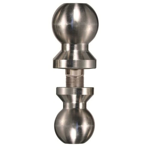 Trimax - Double Tow Ball TDBC22516 - 2" & 2-5/16" Chrome-Plated Steel, Fits Razor Steel Adjustable Hitches, 10,000 lbs Capacity, 1" Shank Diameter