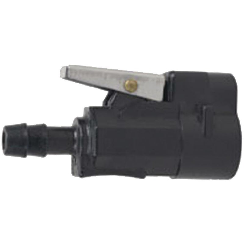 Moeller Marine Fuel Tank Connector Barb (Mercury, 3/8", Female, Two Prong Clip Style, 1998 and Newer Engines)