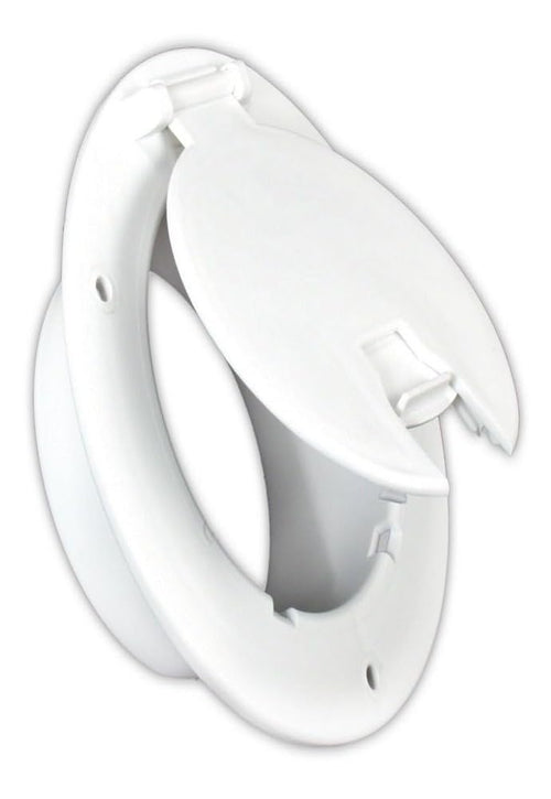 DLX B&B Molders 94331 Rnd Elec Hatch with O Bk