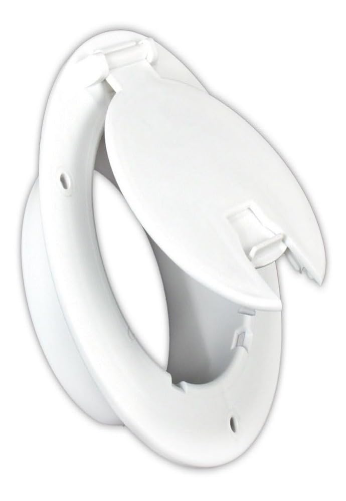 DLX B&B Molders 94331 Rnd Elec Hatch with O Bk