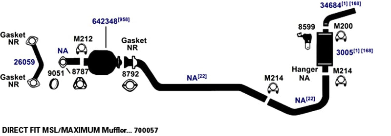Flange AP Exhaust 8792
