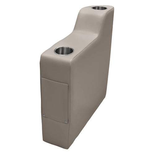 Wise Premier Series 3010-1725 Right Radius Pontoon Arm Rest, Mocha Java