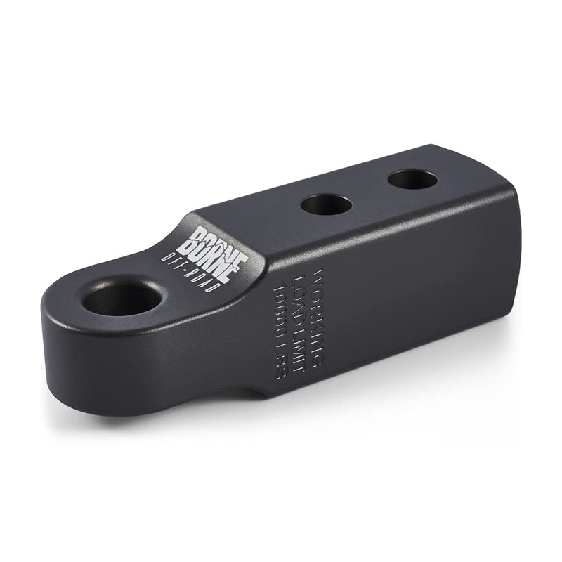 2” Hitch Receiver Borne Off-Road Shackle Mount, Hard Anodized Gray
