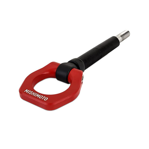 Mishimoto Tow Hook Racing, Front Compatible with Subaru WRX 2022+/Crosstrek 2018+, Red