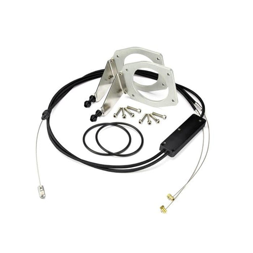 Throttle Cable System Lokar Performance Products For Clear Holley Sniper Dual Plenum 92 Mm Intake Black Ss Housing W/Black Aluminum Fittings XTC-1000HDP1