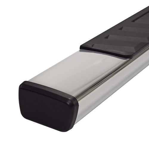 TrailFX Trapezoid Side Steps Chevrolet Colorado Crew Cab Fits 2015–2026 Polished Stainless Steel with Step Pads 4-Inch Trapezoidal Straight Rocker Panel Mount Set of 2 Running Boards TrailFX A4009S