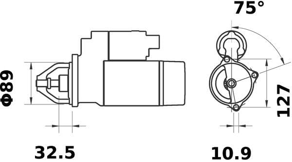 MS79 Mahle Starter