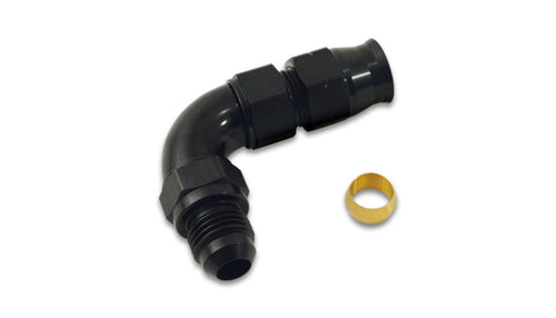 Fitting Tube Adapter Vibrant Performance 9 0 degree -8AN Male to 1