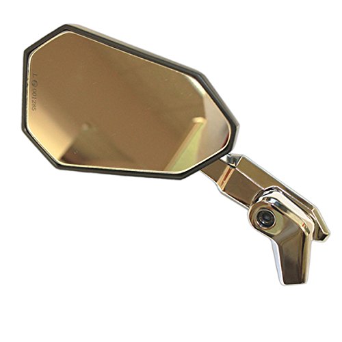 Motorcycle Mirror Kit CIPA 01948 Black/Chrome