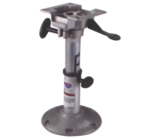 LakeSport 238 Series Attwood 2385405 Seat Pedestal with Seat Mount - Manually Adjustable, 12.5"-15.5" J-Slot