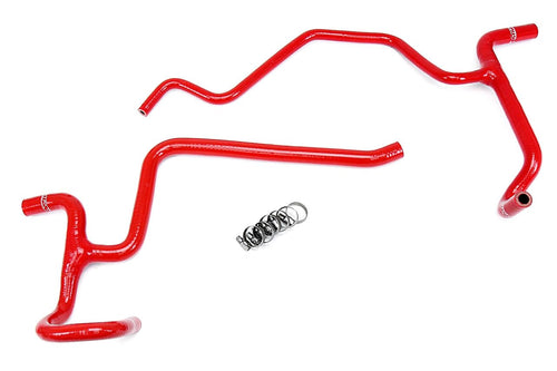 HPS Silicone Red Heater Hose Kit Coolant Compatible for 2005-2013 Chrysler 300C 2008-2013 Dodge Challenger 2006-2013 Charger 2005-2008 Magnum V8 SRT8 R/T, 57-1326H-RED