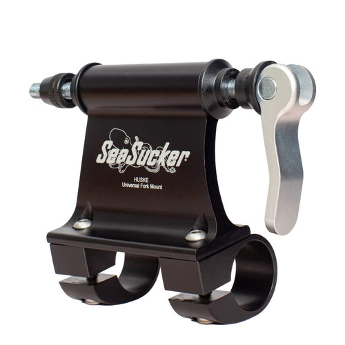 SEASUCKER Roof Rack, Bike Rack Fork Mount Monkey Bars, Clamp-On, 9 x 100 mm Quick Release, Aluminum, Black Anodized, Sea Sucker Roof Rack Kits, Each