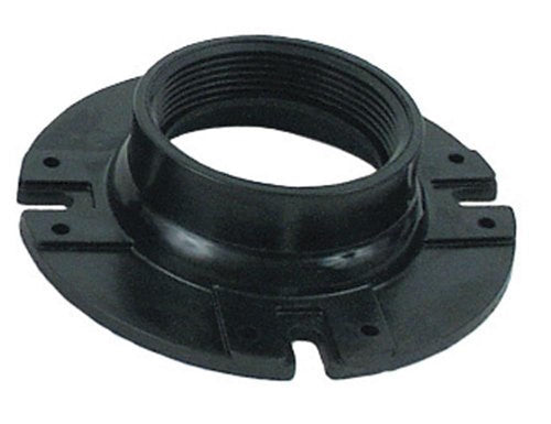 Valterra 4" x 3" 1.80" Female Threaded Floor Flange, Black T05-0784