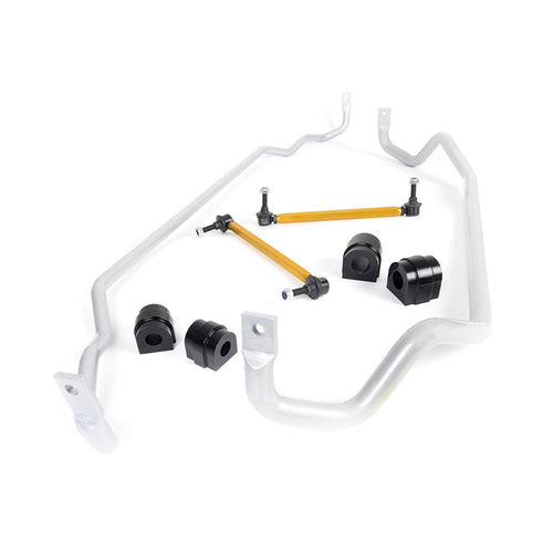 Whiteline Front and Rear Sway Bar Vehicle Kit BBK004; Fits BMW 325i 05-11
