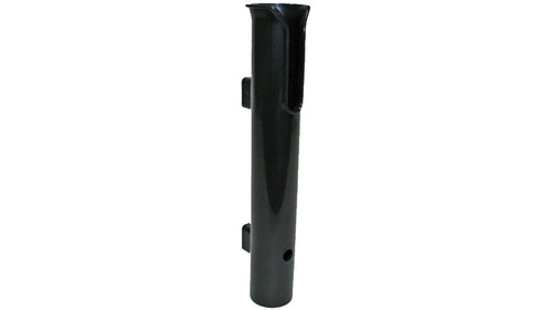 Fishing Rod Holder T-H Marine | Vertical Side Mount Rocket Launcher Style Rod Holder with Fixed Standoff - Black