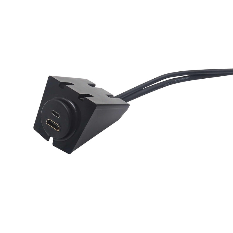 Metra Input Type C/HDMI to Output Type C/HDMI D Extension Cable 3'