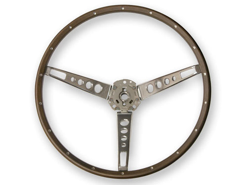 Classic Scott Drake - 65-66 Dlx Wood Steering Wheel (C5ZZ-3600-N)
