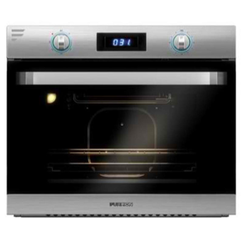 Built-in Oven Lippert Components 694312 with LED Knobs - Stainless Steel