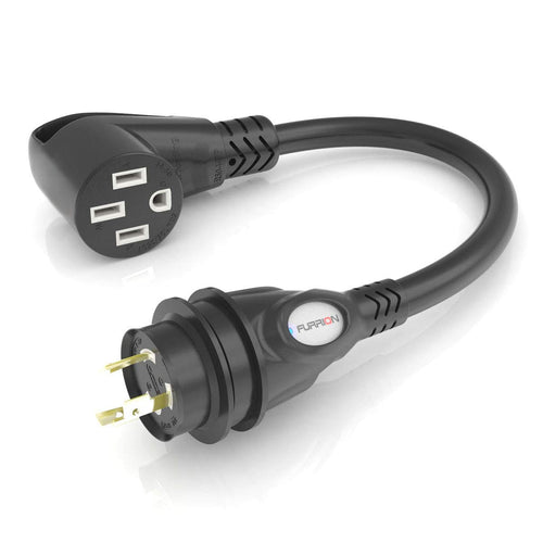 Furrion Pigtail FP5230R-SB Adapter 50A RV Connector to 30A Marine Plug - RV