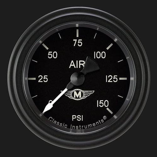 Moal Bomber Classic Instruments 2-1/8" Air Pressure Gauge 150 PSI Electric
