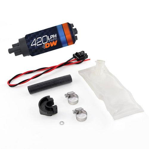 420lph Deatschwerks in-tank fuel pump w/ 9-1024 install kit (9-421-1024)