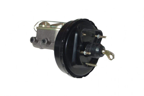 9 Inch LEED BRAKES Power Brake Booster With Bracket, 1 Inch Bore Master Cylinder, Bottom Mount Valve, Disc/Drum (Black)