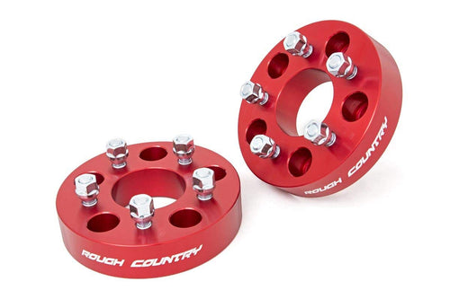 Rough Country 1.5" Adapters Wheel for 2007-2018 Jeep Wrangler JK Pair - 1100RED