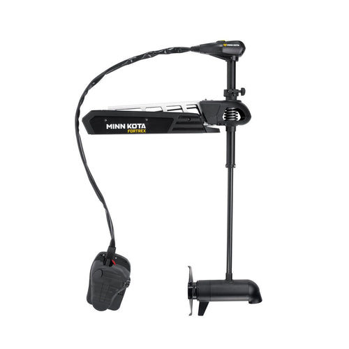 Minn Kota Bow-Mount Fortrex Electric Trolling Motor with Dual Spectrum Chirp Sonar – 112 Lb. Thrust, 45 in. Shaft, Freshwater
