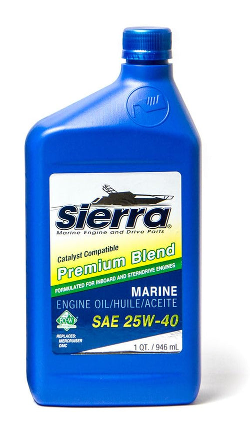 Oil, 25W40 Fcw Cat Quart Sierra Made by Sierra 9400CAT2