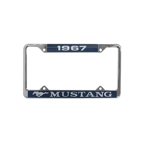 ACC-LPF-67 Scott Drake 1967 Year Dated License Plate Frame with Mustang Logo