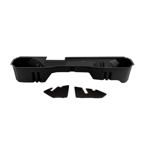 Under Seat Storage DuHa 10304 fits 2014-2019 Chevy Silverado/GMC Sierra Double Cab Classic Style Body |Black Heavy-Duty Back Seat Organizer | Includes Dividers