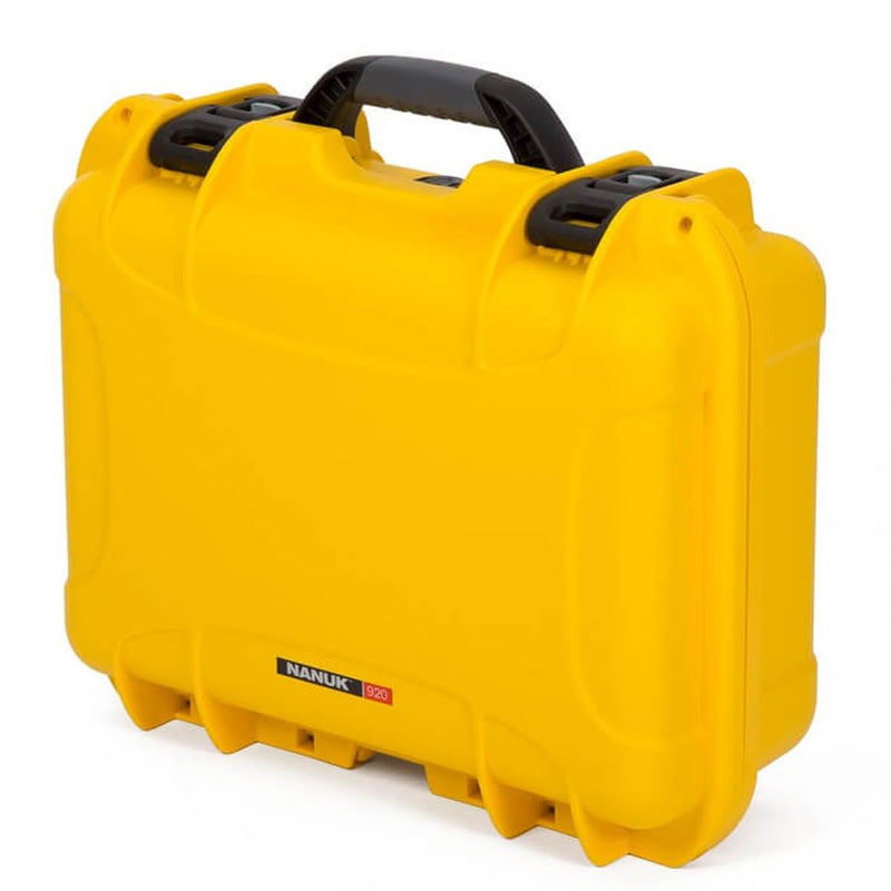 Waterproof Nanuk 920 Hard Case with Custom Foam Insert for Sony A7R Size Camera - Yellow