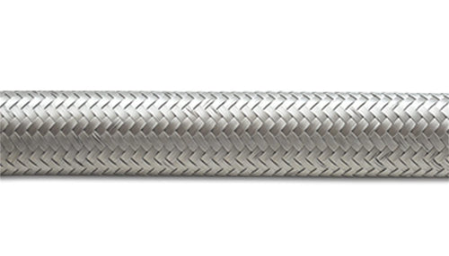 Stainless Steel Braided Flex Hose Vibrant Performance 11935 (20ft Roll of ; AN Size: -20; Hose ID 1.12")