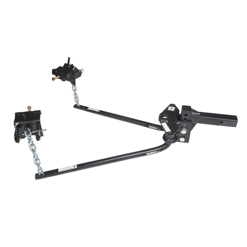 Husky Round Bar 31423 Weight Distribution Hitch with Bolt-Together Ball Mount/Shank Assembly 1200 Lbs Max Tongue