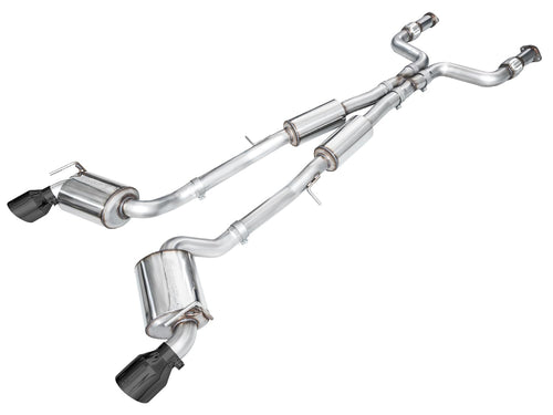 2023 Nissan Z RZ34 AWE Touring Edition Catback Exhaust System w/ Diamond Black Tips