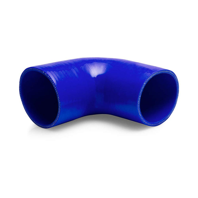 90 Degree Mishimoto 2.75" Silicone Coupler, Blue
