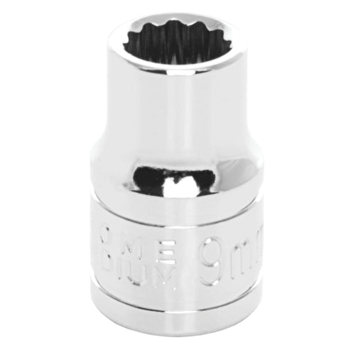 W38809 Performance Tool 3/8-Inch 12-Point Socket, 9mm