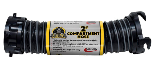 Valterra D04-0602 Go Power! Silverback Compartment Hose, Gray/Black 2'
