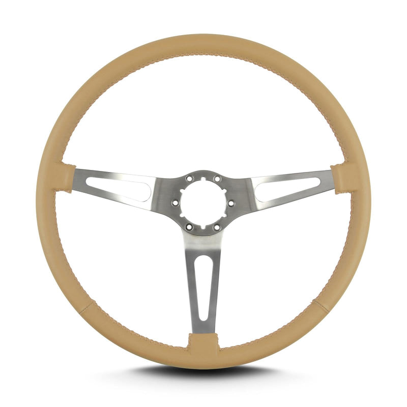Teardrop Lecarra 67309 15" Brushed Thin Grip Tan 3 Spoke