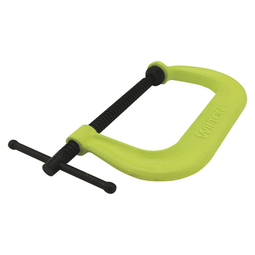 402SF - Edwards, 400 Series Hi-Vis Safety C-Clamp 0-2-1/8" Jaw Opening, 2-1/4" Throat Depth (14300)