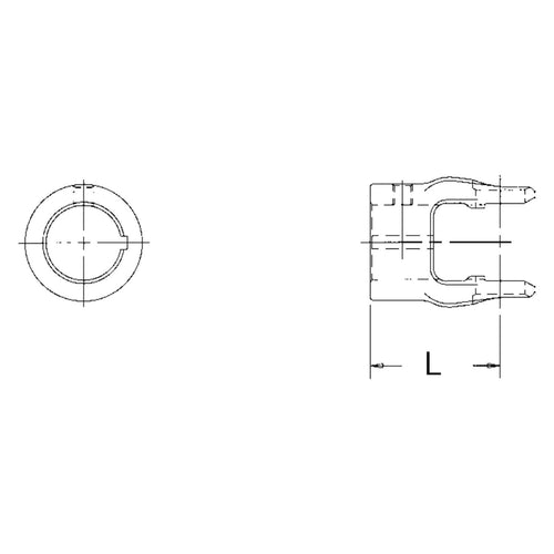12-1120 Neapco Power Take Off End Yoke