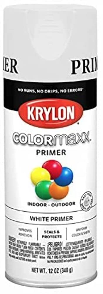 Krylon 12 Oz White K05584007 Colormaxx Primer