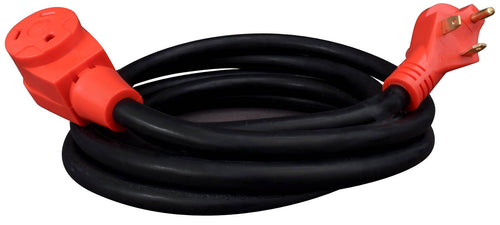 30-Amp Valterra Mighty Cord RV Extension Cord, 15-Foot Power Extension Cord, Red