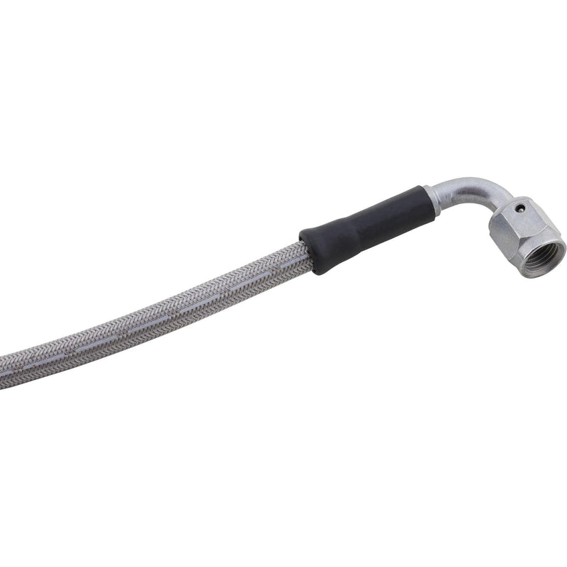 Flexline -3 Hose 16" OAL to -3 Female 90 Degree