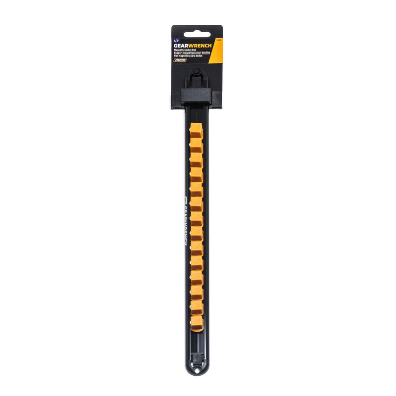 Magnetic Socket Rail GEARWRENCH 1/2" Drive Includes 14 Clips - 83128
