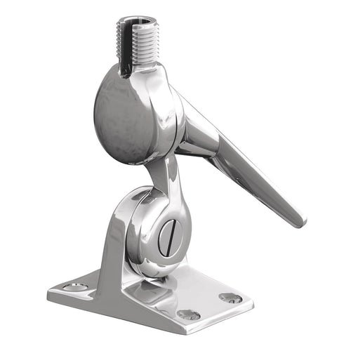4-Way Ratchet Mount Shakespeare 5187 Stainless Steel Silver ,One Size
