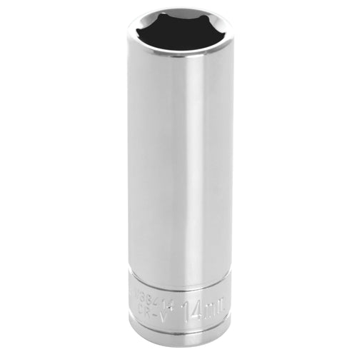 W38414 Performance Tool 6-Point Socket, 3/8-Inch Drive, 14mm