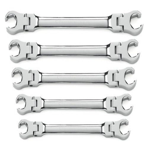 5 Pc. Flex Head GEARWRENCH Flare Nut Wrench Set, SAE - 81910