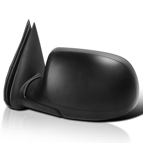 Left Driver Side Spec-D Tuning Black Manual Mirror Compatible with 1999-2002 Chevy Silverado
