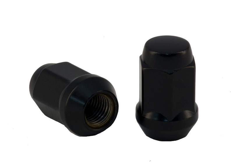 C1702B Rocket Racing Wheels 7/16 Bulge Acorn Lug Nut Black 3/4 Hex